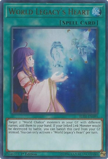 World Legacy's Heart (BLRR-EN099)  Ultra Rare