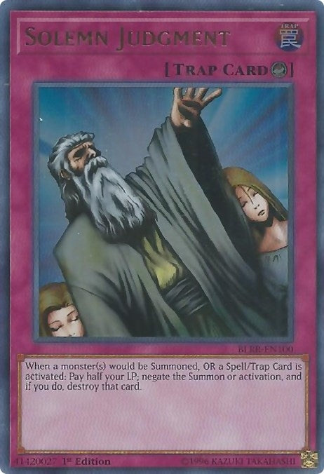 Solemn Judgment (BLRR-EN100)  Ultra Rare