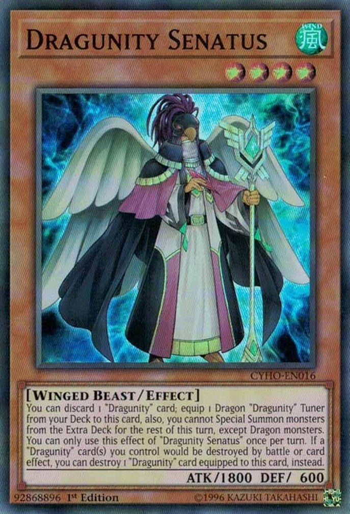 Dragunity Senatus (CYHO-EN016) Super Rare