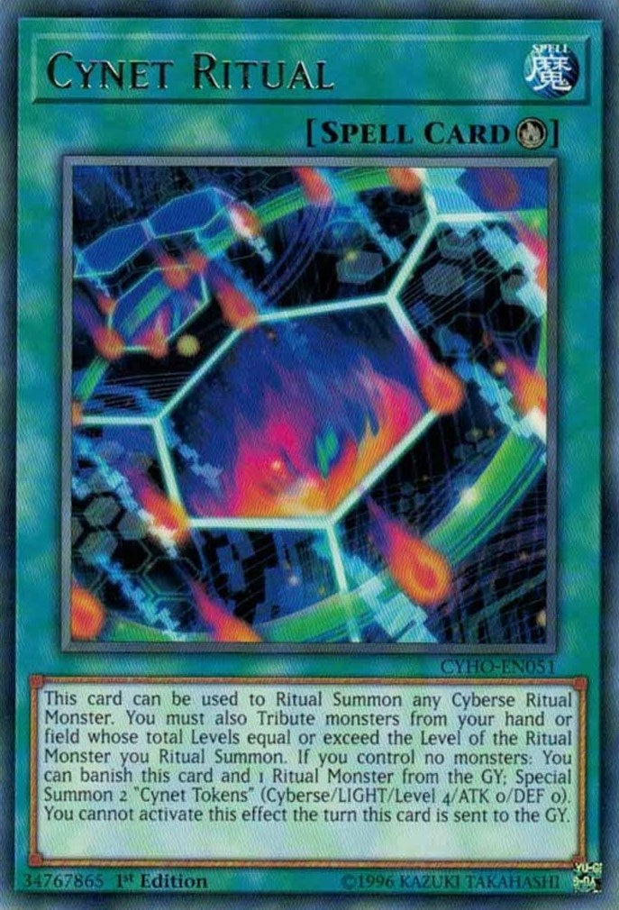 Cynet Ritual (CYHO-EN051) Rare