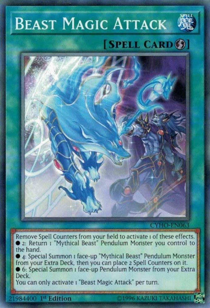 Beast Magic Attack (CYHO-EN063) Common
