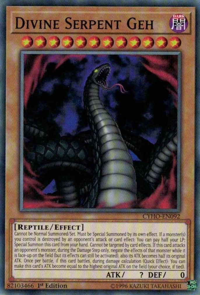 Divine Serpent Geh (CYHO-EN092) Common