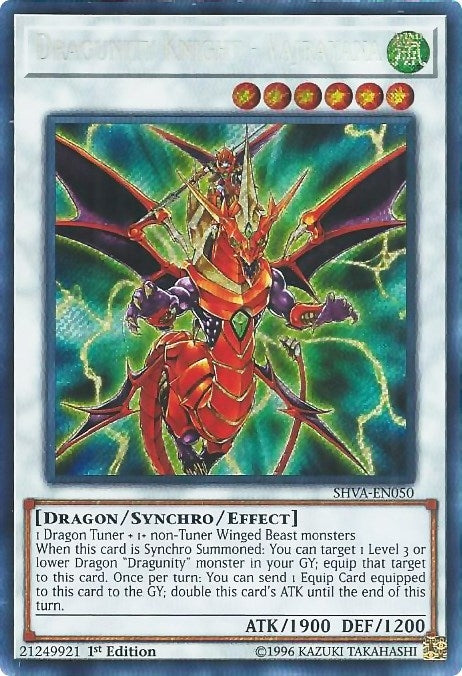 Dragunity Knight - Vajrayana (SHVA-EN050) Secret Rare