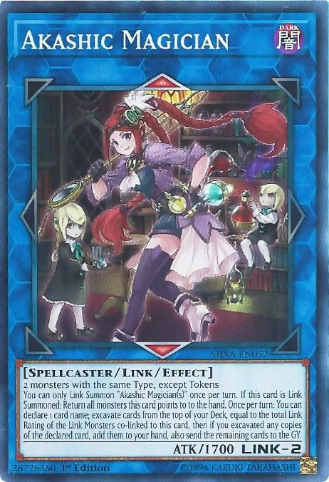 Akashic Magician (SHVA-EN052) Super Rare