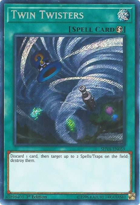 Twin Twisters (SHVA-EN059)  Secret Rare