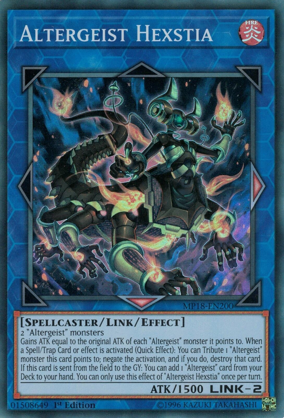 Altergeist Hexstia (MP18-EN200) Super Rare
