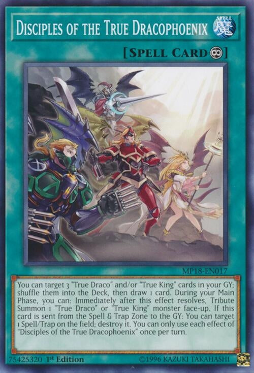 Disciples of the True Dracophoenix (MP18-EN017) Common
