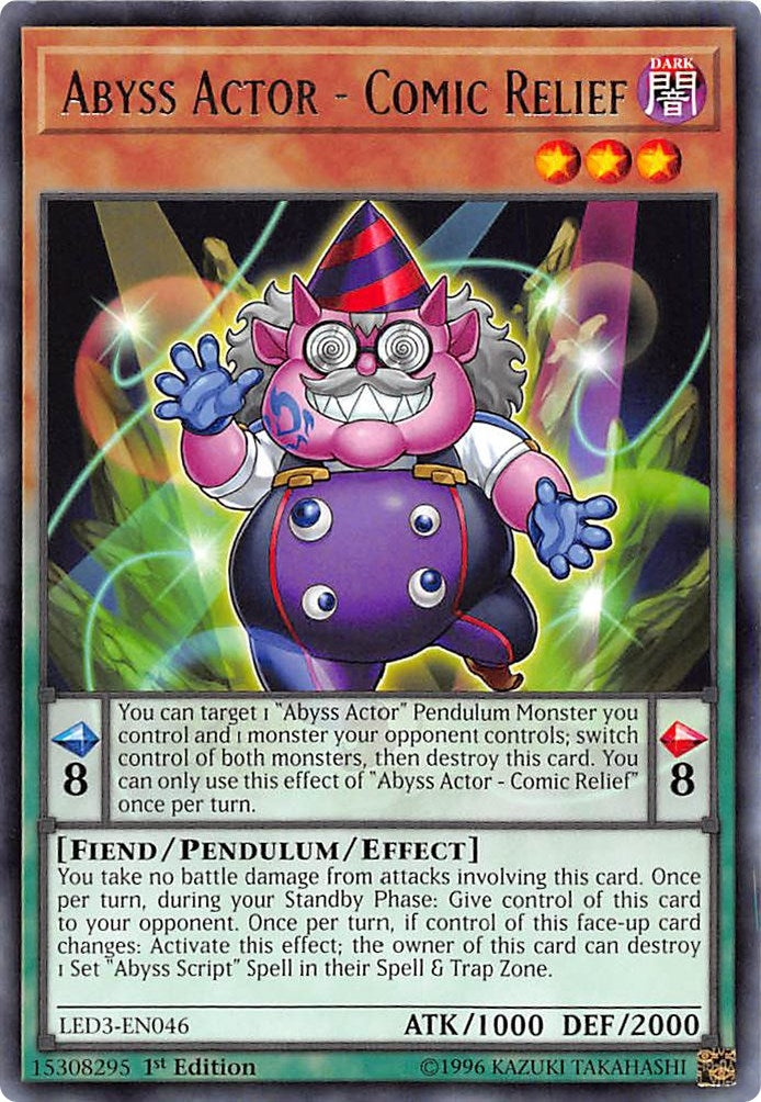 Abyss Actor - Comic Relief (LED3-EN046) Rare