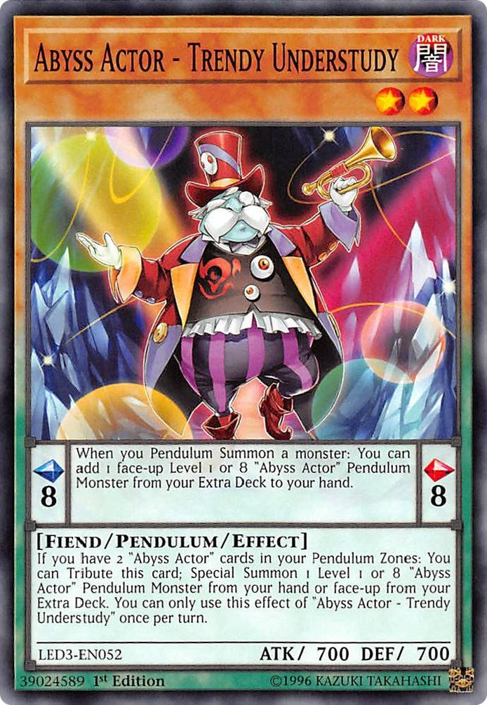 Abyss Actor - Trendy Understudy (LED3-EN052)