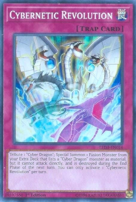 Cybernetic Revolution (LED3-EN016) Super Rare