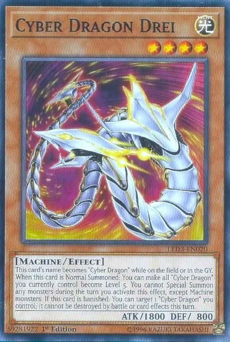 Cyber Dragon Drei (LED3-EN020) Common