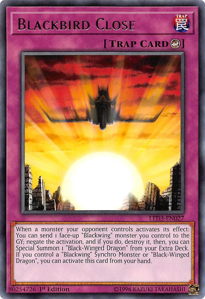 Blackbird Close (LED3-EN027) Rare