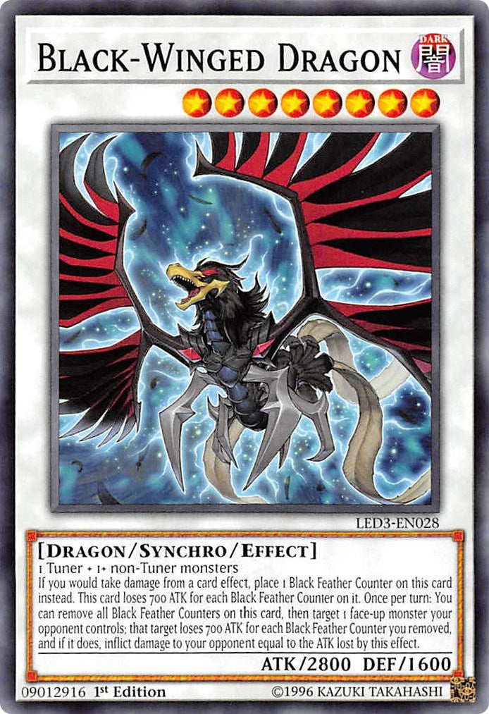Black-Winged Dragon (LED3-EN028) Common