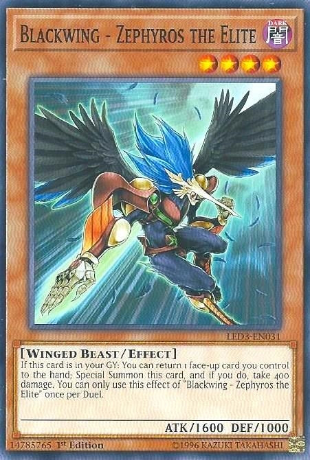 Blackwing - Zephyros the Elite (LED3-EN031) Common