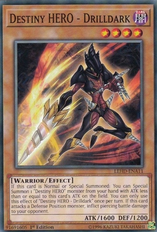 Destiny HERO - Drilldark (LEHD-ENA11) Common