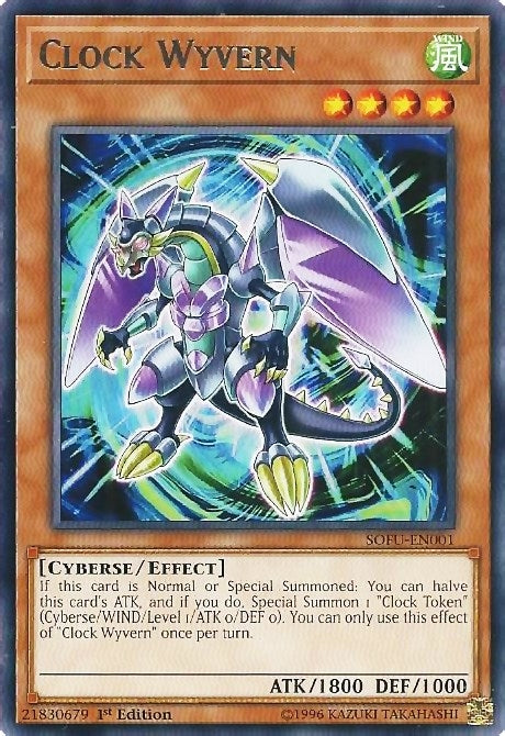 Clock Wyvern (SOFU-EN001) Rare
