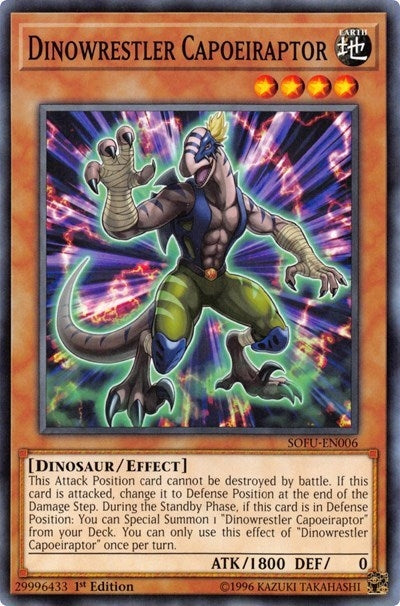 Dinowrestler Capoeiraptor (SOFU-EN006) Common