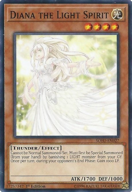 Diana the Light Spirit (SOFU-EN027) Common