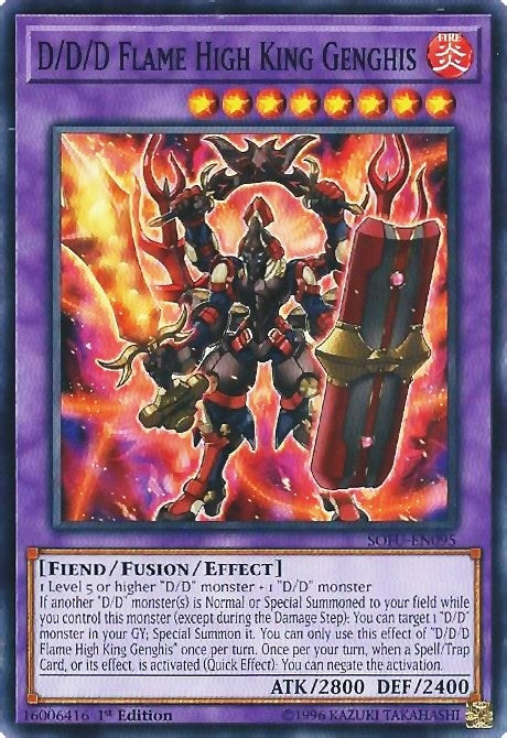 D/D/D Flame High King Genghis (SOFU-EN095) Common