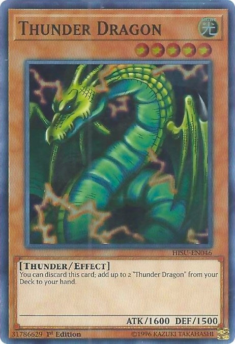 Thunder Dragon (HISU-EN046)  Super Rare