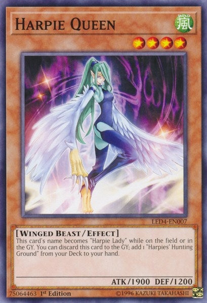 Harpie Queen (LED4-EN007) Common