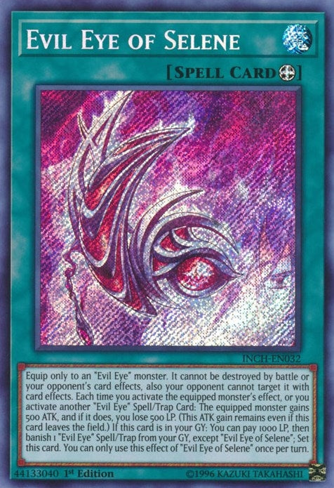 Evil Eye of Selene (INCH-EN032) Secret Rare