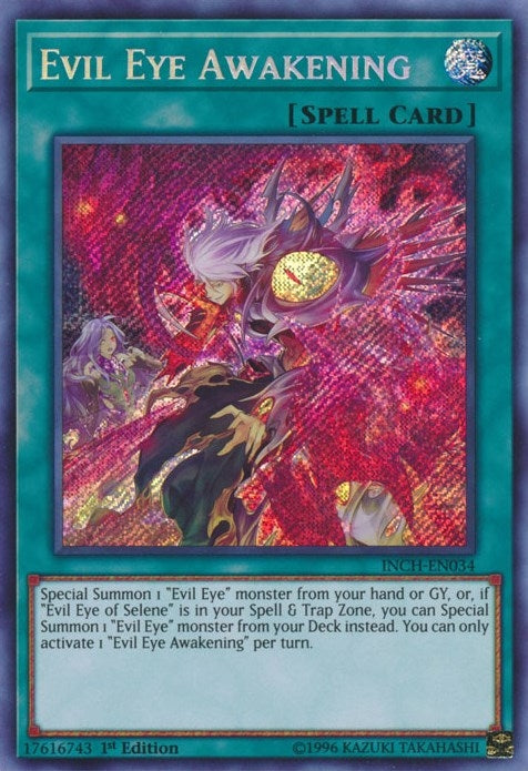 Evil Eye Awakening (INCH-EN034) Secret Rare