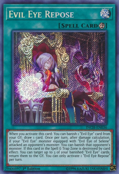Evil Eye Repose (INCH-EN036) Secret Rare
