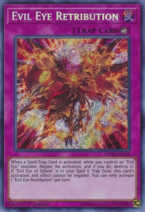 Evil Eye Retribution (INCH-EN039) Secret Rare