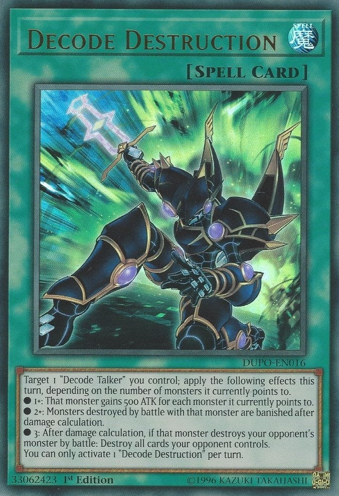 Decode Destruction (Duel Power)