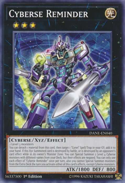 Cyberse Reminder (DANE-EN040) Common