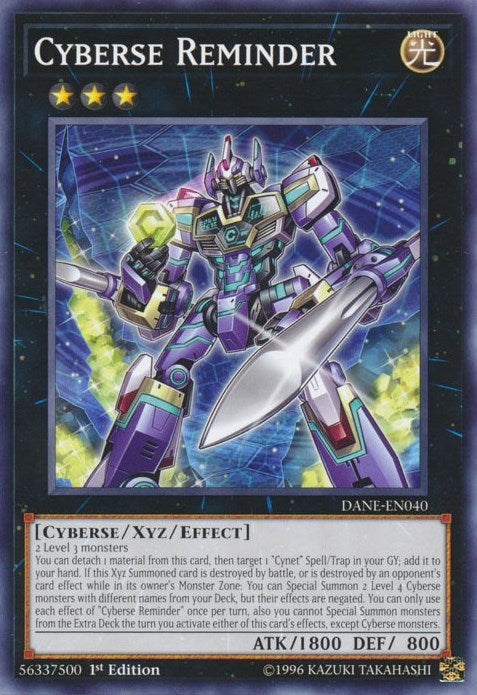 Cyberse Reminder (DANE-EN040) Common