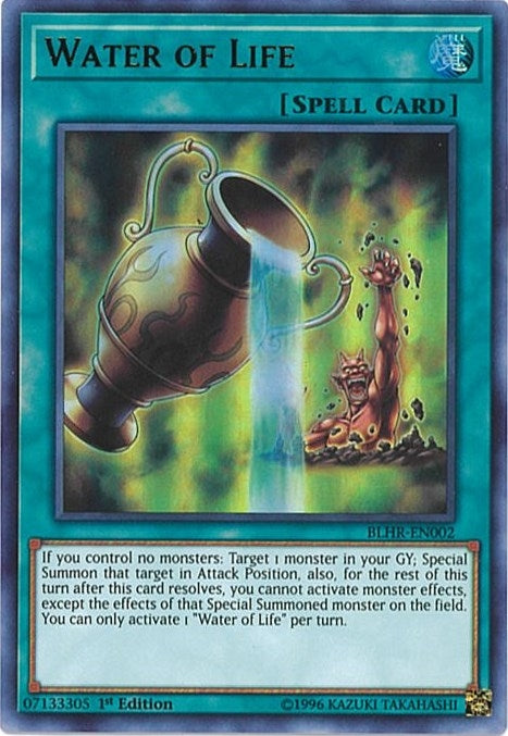 Water of Life (BLHR-EN002)  Ultra Rare