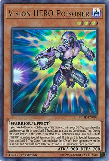 Vision HERO Poisoner (BLHR-EN008)  Ultra Rare