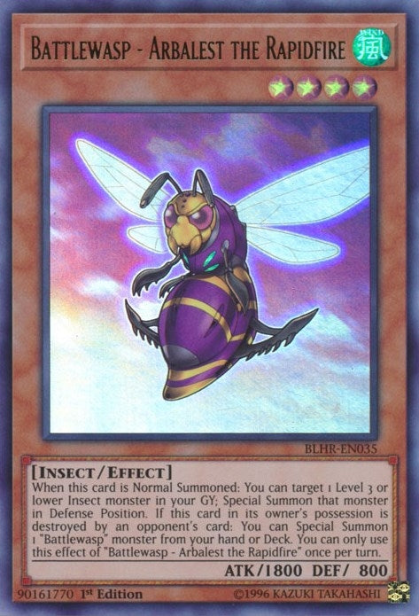 Battlewasp - Arbalest the Rapidfire (BLHR-EN035)  Ultra Rare