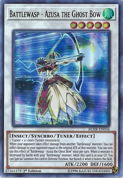 Battlewasp - Azusa the Ghost Bow (BLHR-EN036)  Ultra Rare
