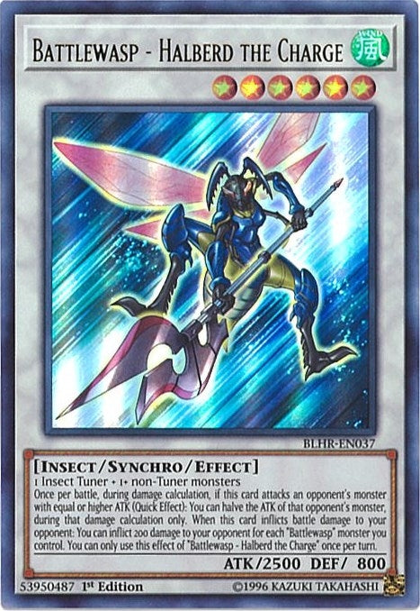 Battlewasp - Halberd the Charge (BLHR-EN037)  Ultra Rare