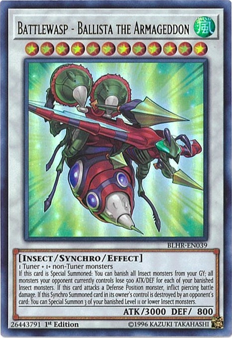 Battlewasp - Ballista the Armageddon (BLHR-EN039)  Ultra Rare
