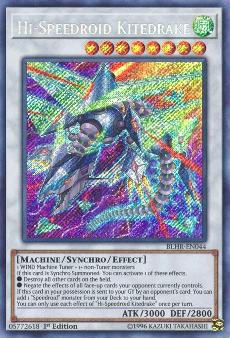 Hi-Speedroid Kitedrake (BLHR-EN044)  Secret Rare