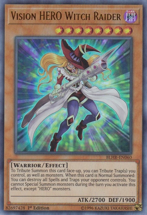 Vision HERO Witch Raider (BLHR-EN060)  Ultra Rare