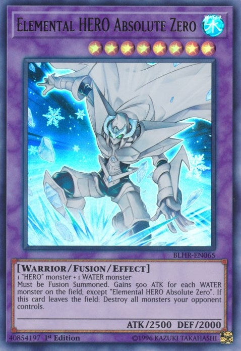 Elemental HERO Absolute Zero (BLHR-EN065)  Ultra Rare