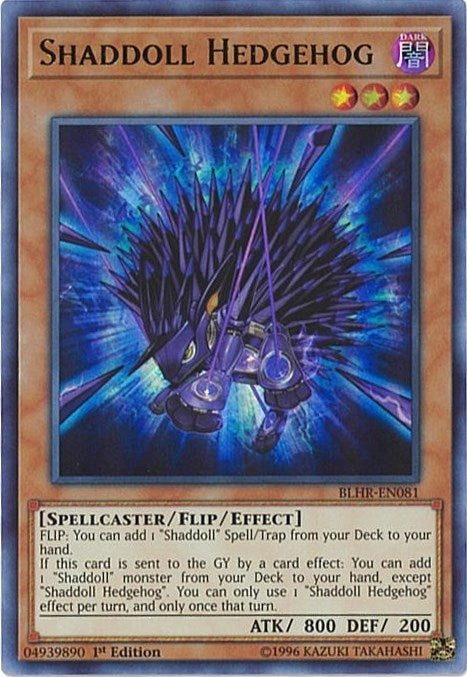 Shaddoll Hedgehog (BLHR-EN081)  Ultra Rare