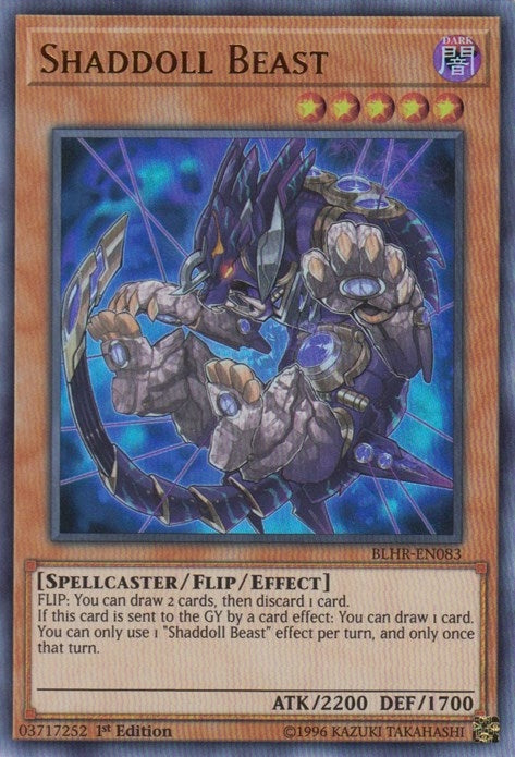 Shaddoll Beast (BLHR-EN083)  Ultra Rare