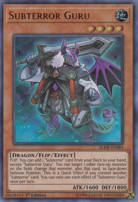Subterror Guru (BLHR-EN084)  Ultra Rare