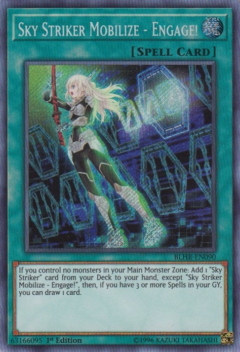 Sky Striker Mobilize - Engage! (BLHR-EN090)  Secret Rare