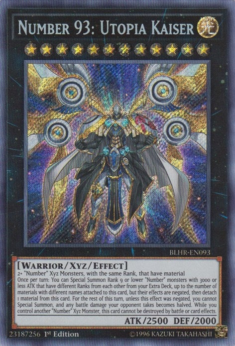 Number 93: Utopia Kaiser (BLHR-EN093)  Secret Rare
