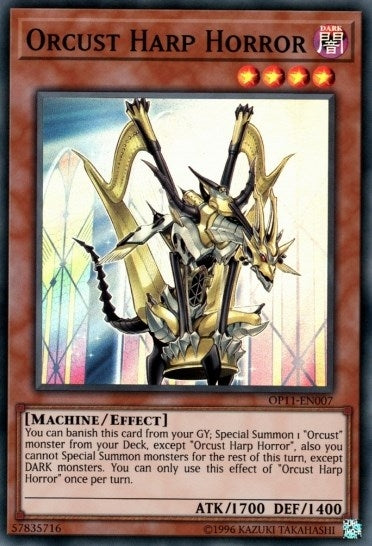 Orcust Harp Horror (OP11-EN007)  Super Rare