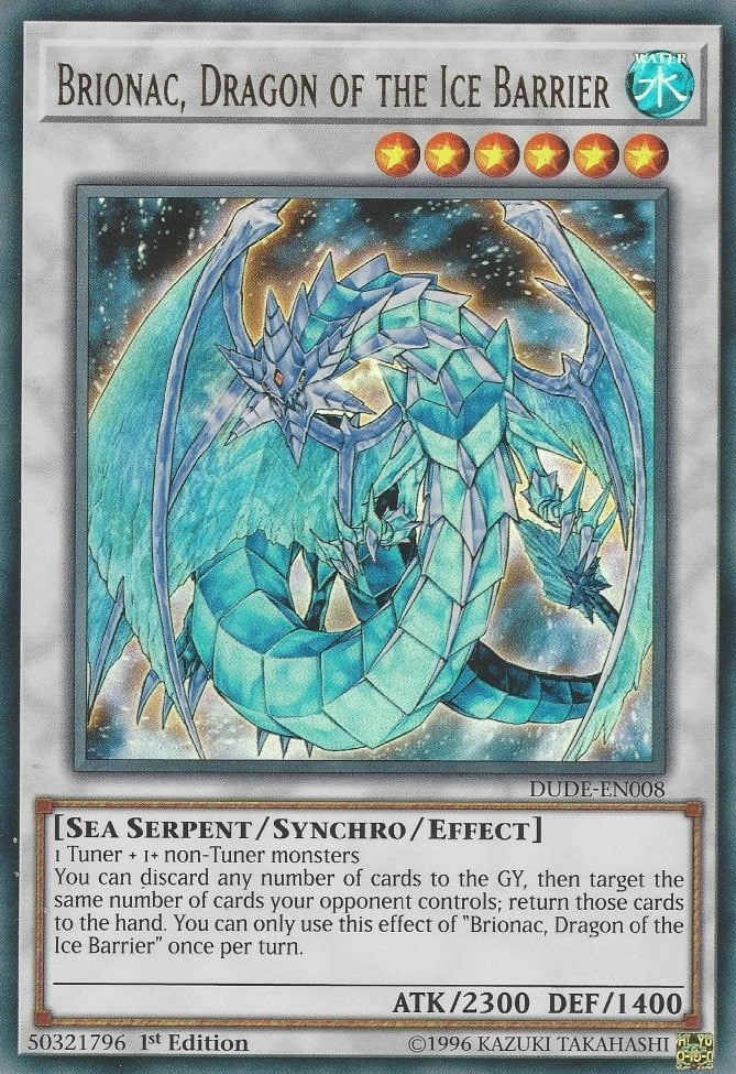 Brionac, Dragon of the Ice Barrier (DUDE-EN008)  Ultra Rare