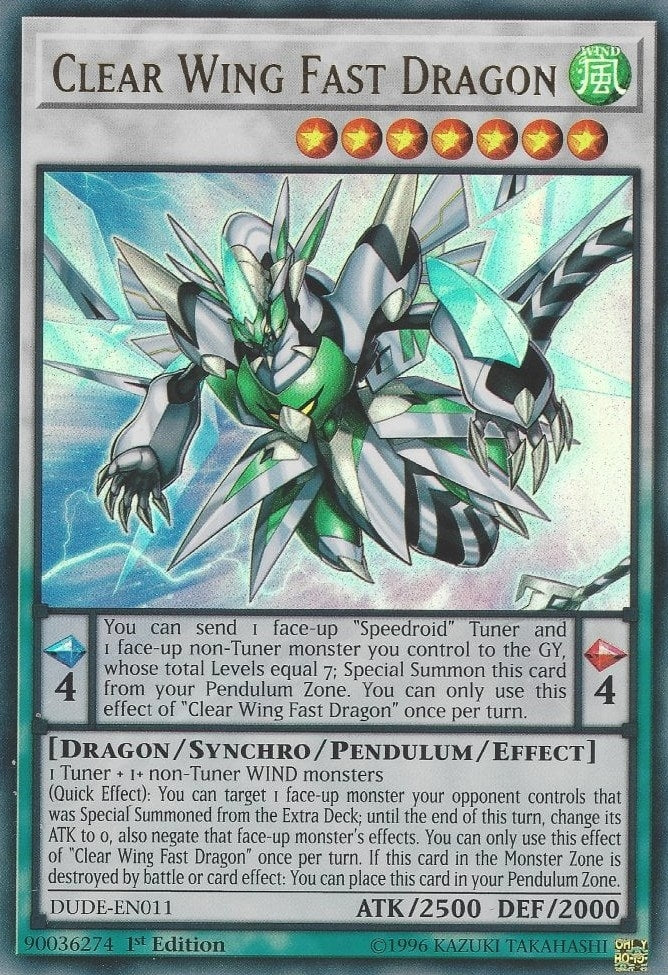 Clear Wing Fast Dragon (DUDE-EN011)  Ultra Rare