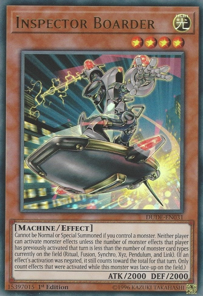 Inspector Boarder (DUDE-EN031)  Ultra Rare